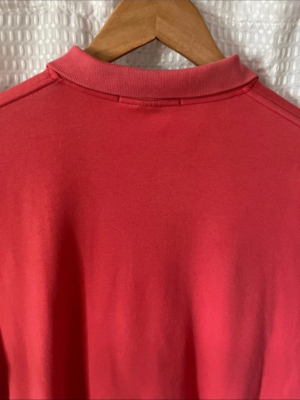 Polo Ralph Lauren Polo Shirt Coral Short Sleeve Cotton Pony Logo Men's L